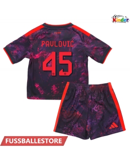 Günstige Bayern Munich Aleksandar Pavlovic #45 3rd trikot Kinder 2026-27 Kurzarm (+ Kurze Hosen)